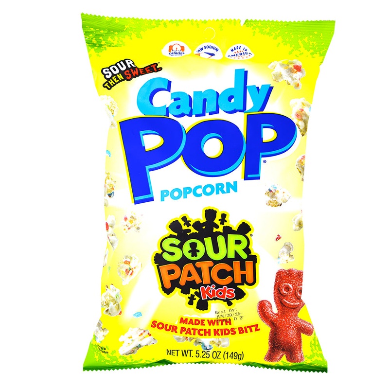 Candy Pop Sour Patch Kids Drizzled Popcorn – 149g