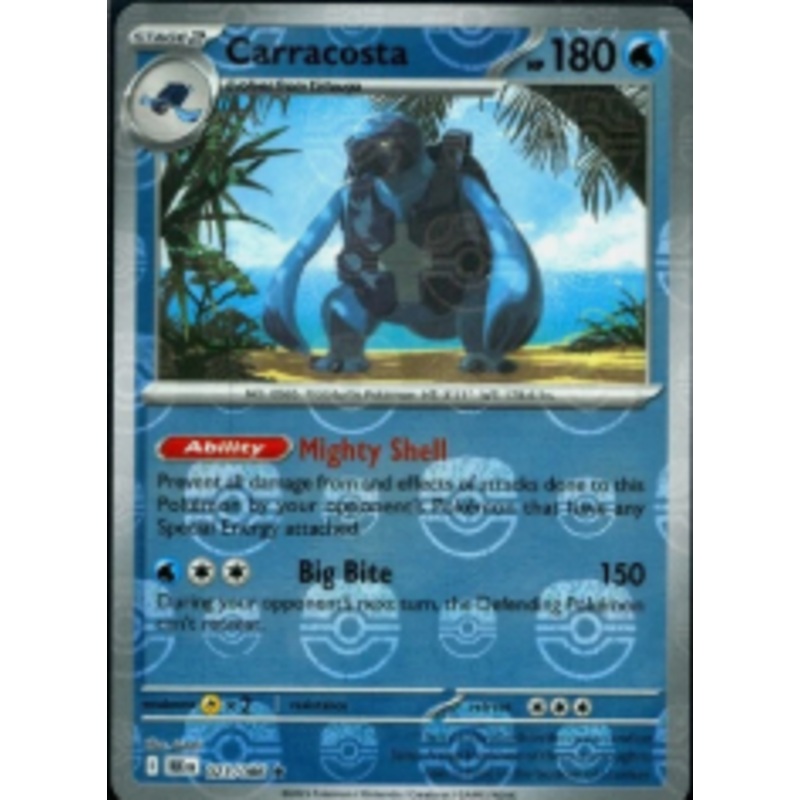 Carracosta (Master Ball) – Black Bolt – 023/086 – English