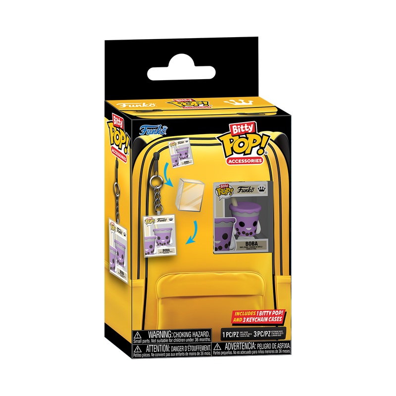Funko Bitty Pop! Accessories: Keychain Cases 4pk
