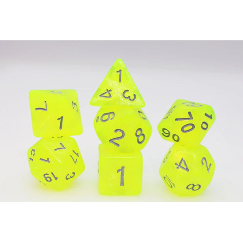 Radioactive Lemonade 7-Die Set