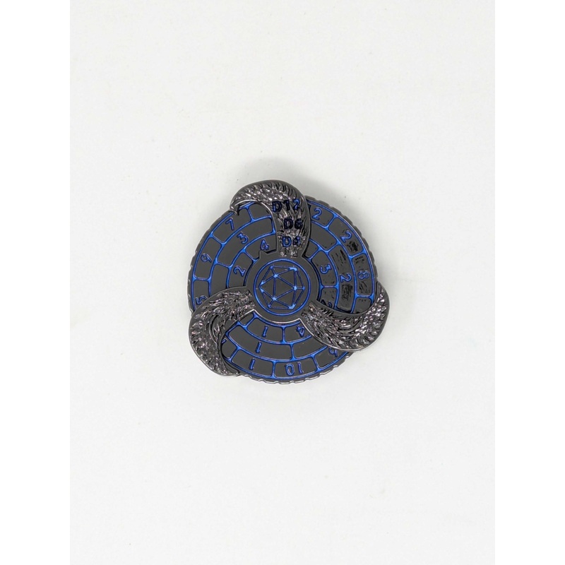 Fingertip Gyro Roulette Dice – Blue