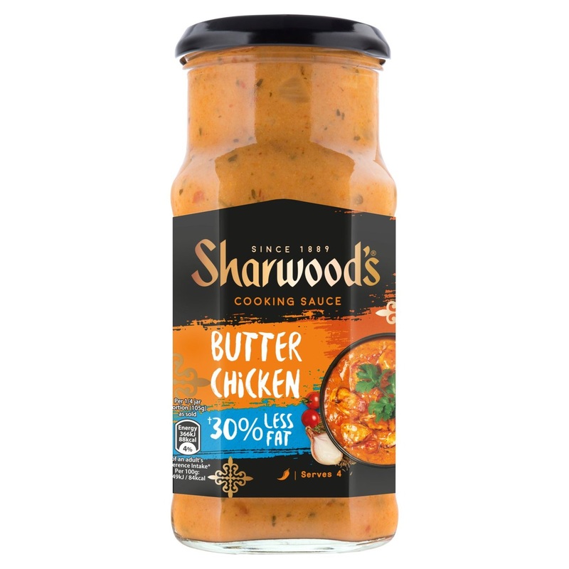 Sharwood’s Butter Chicken 30% Less Fat Cooking Sauce 420g