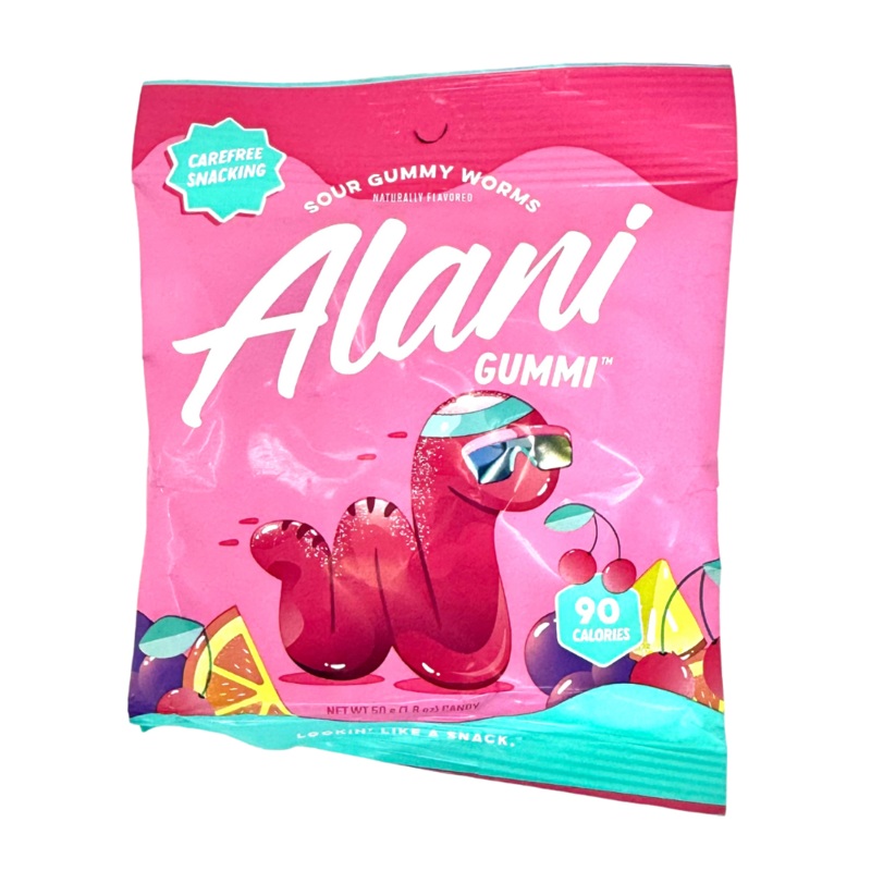Alani Gummi Sour Gummy Worms – 1.8oz