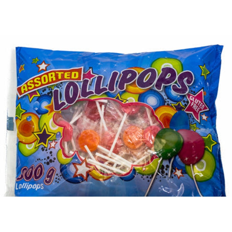 Assorted Coloured Lollipops