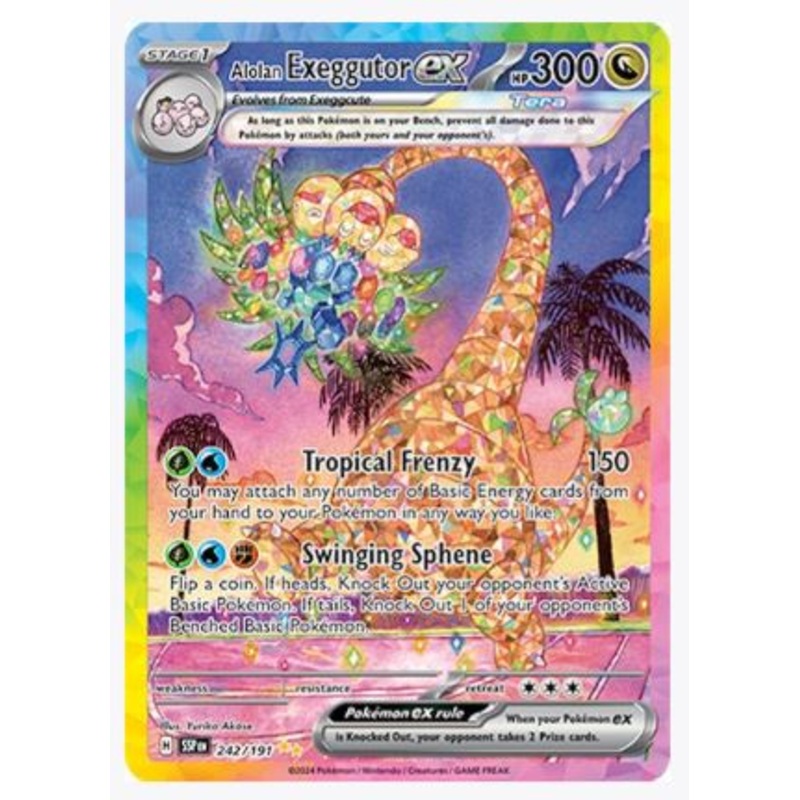 Alolan Exeggutor ex (Special Illustration Rare) SV08: Surging Sparks #242/191