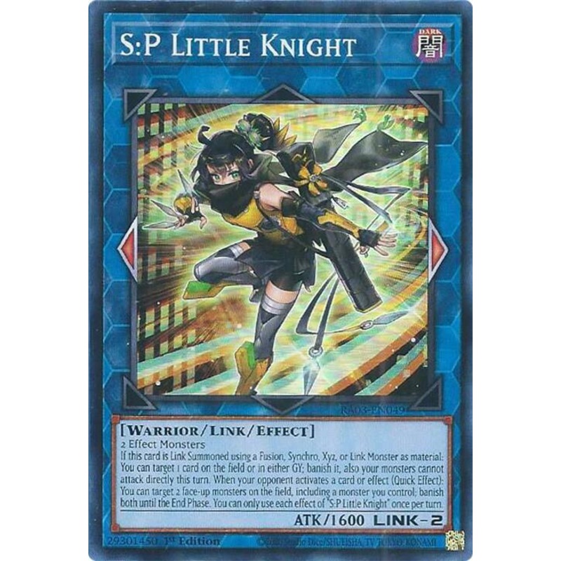 S:P Little Knight – (1st Edition) (Super Rare) Quarter Century Bonanza – RA03-EN049