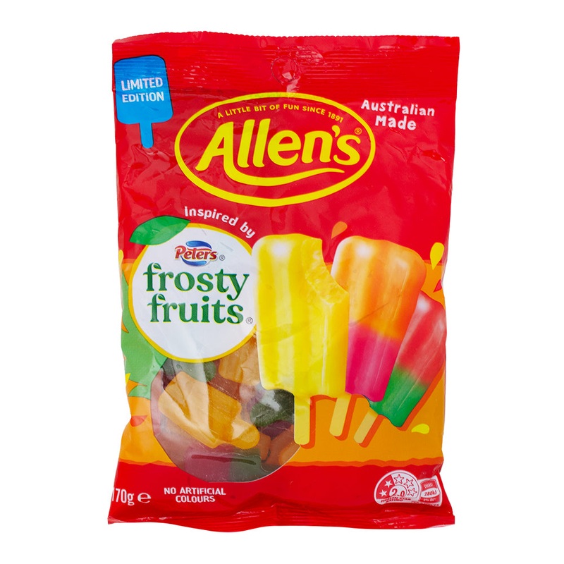 Allen’s Frosty Fruits Popsicle Gummies (Australia) – 170g