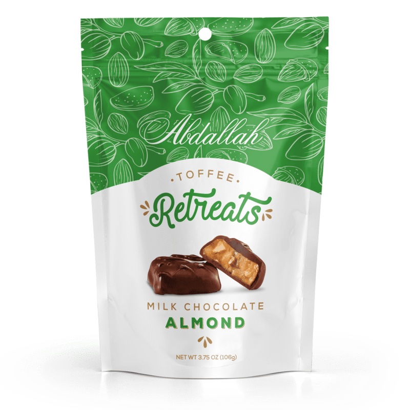 Almond Butter Toffee – Milk Chocolate by Abdallah Candies
