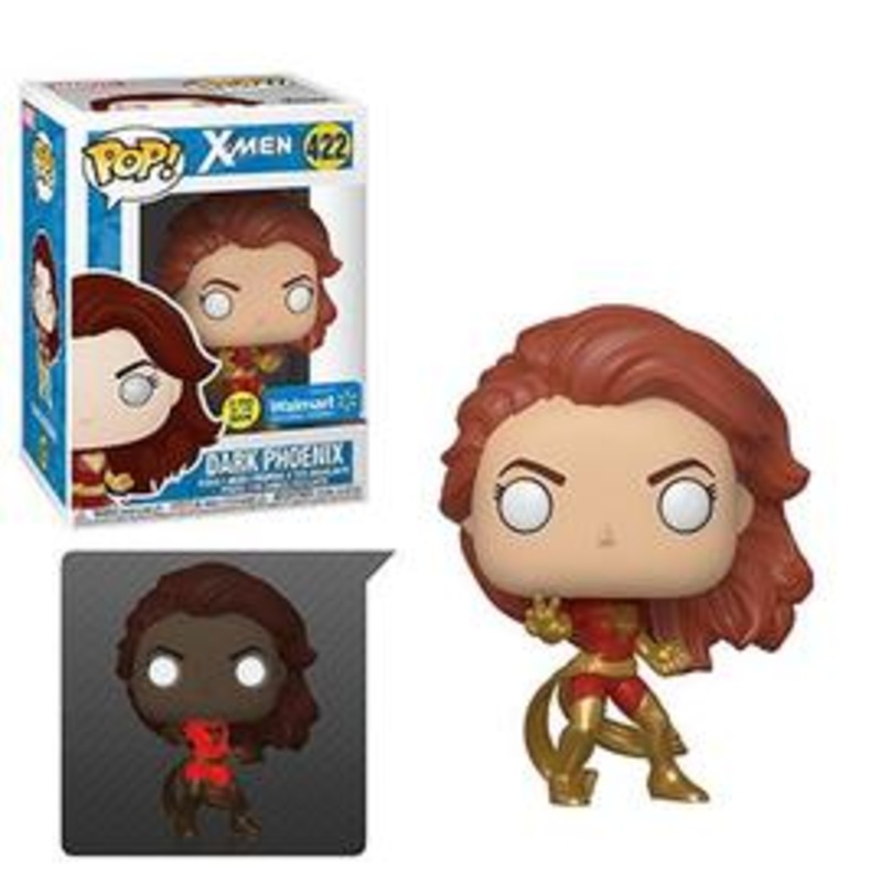(Damaged Box) Funko Pop! Marvel: X-Men – Dark Phoenix (Glows)(Walmart Exclusive) #422