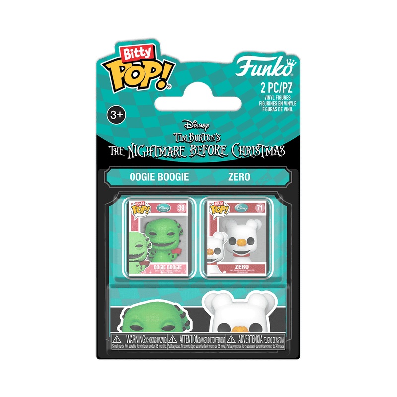 Funko Bitty POP! 2 Pack: The Nightmare Before Christmas – Oogie Boogie & Zero