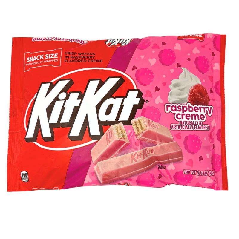 Valentine’s Edition Kit Kat Raspberry and Cream Miniatures – 8.8oz