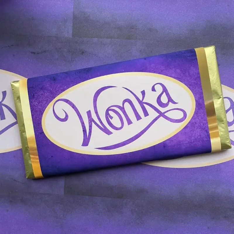 Wonka Bar (Purple)  80 g Pure Imagination Chocolate