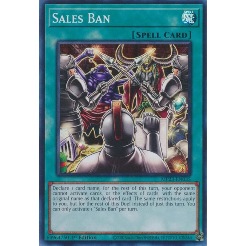 Sales Ban (1st Edition) – 25th Anniversary Tin: Dueling Heroes Mega Pack – MP23-EN035