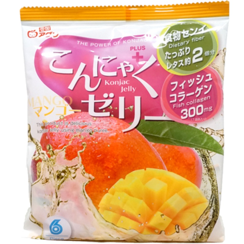 YUKIGUNI AGURI Konjac Jelly Mango Flavor – 3.38oz Pouch (SNG12)