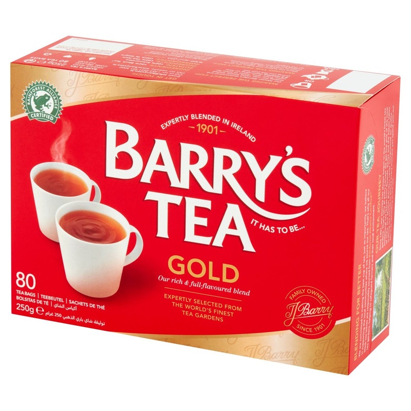 Barry’s Tea Gold Blend Tea Bags 80 per pack