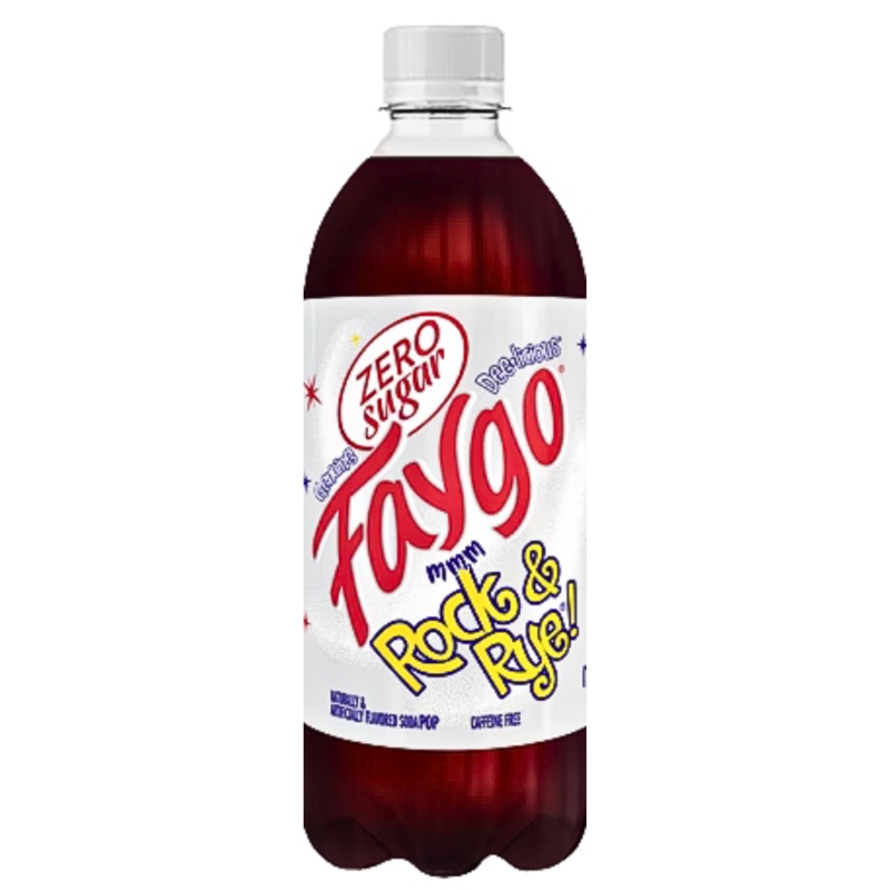 Faygo Zero Sugar Rock & Rye Pop 20oz
