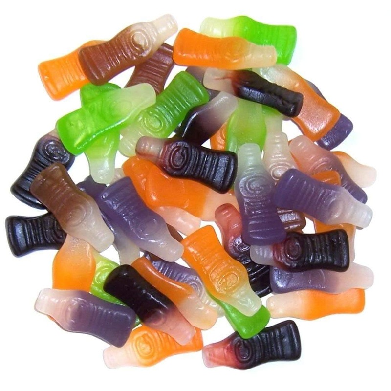 Vidal Mini Soda Pop Bottle Gummi Candy Mix 2.2lb Bag