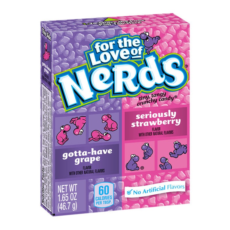 Wonka Nerds Grape/strawberry 1.65oz X 36 Units