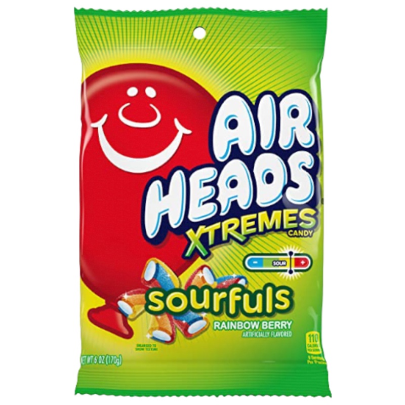 Airheads Xtremes Bites Sourfuls Rainbow Berry – 6oz (170g)