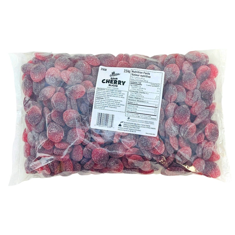 Allan Sour Cherry Slices Bulk Candy – 2.5kg